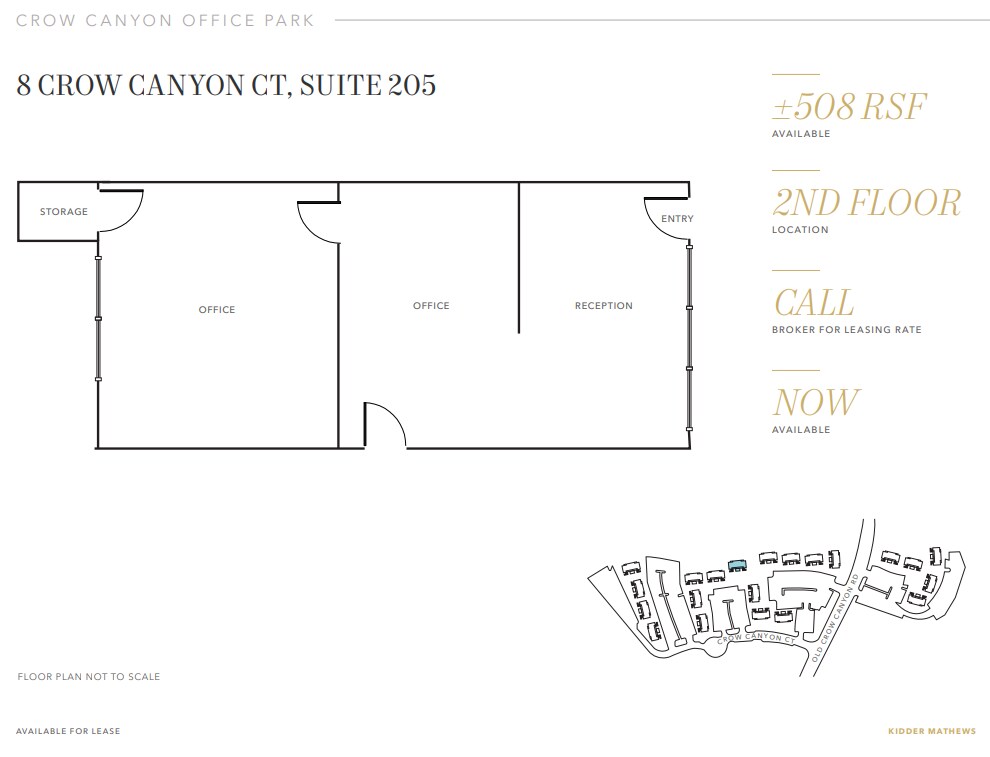 3 Crow Canyon Ct, San Ramon, CA à louer Plan d’étage– Image 1 sur 1