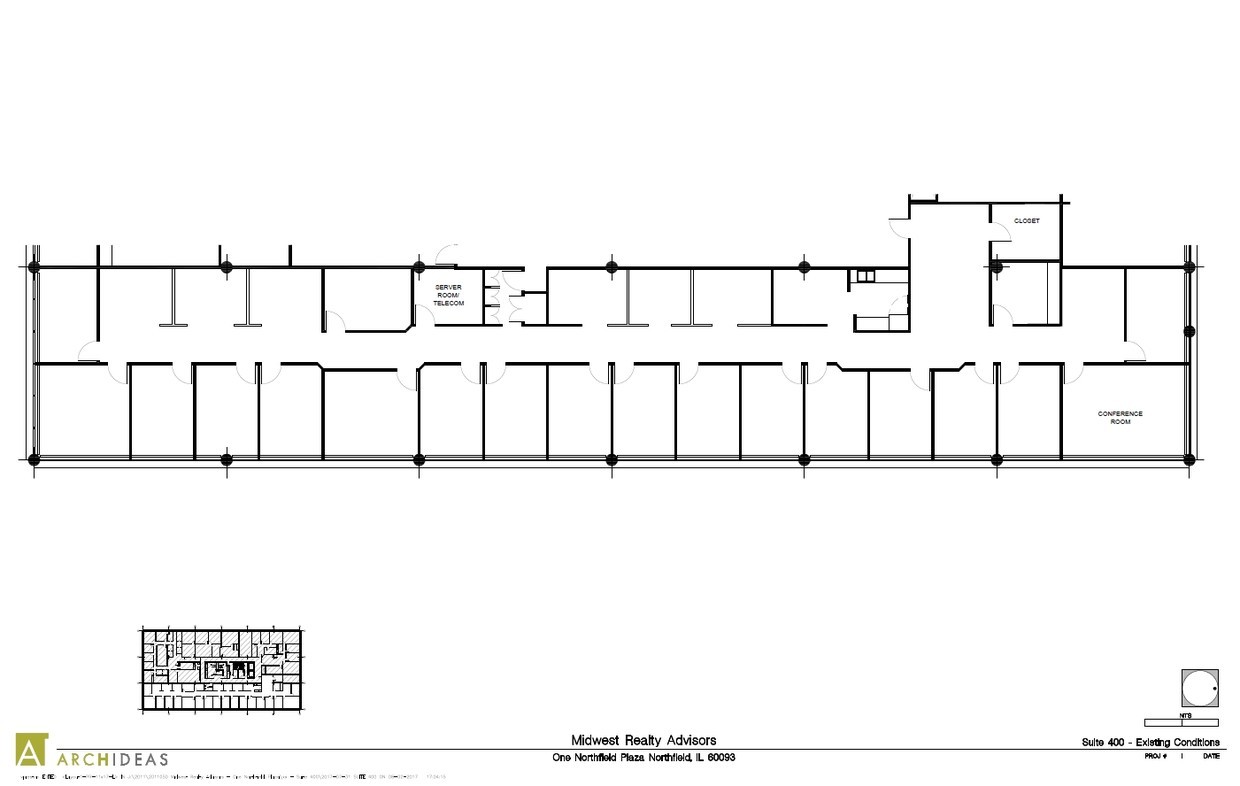 Northfield Plz, Northfield, IL à louer Plan d’étage– Image 1 sur 1