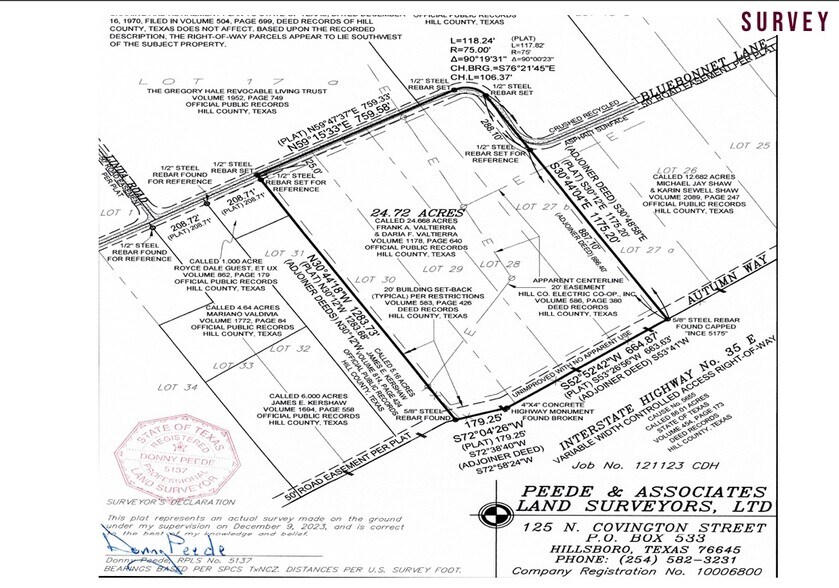 Blue Bonnet Ln, Milford, TX à vendre - Photo de l’immeuble – Image 2 sur 13