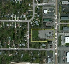 3812 S Martin Luther King Jr Blvd, Lansing, MI - Vue aérienne vue de carte