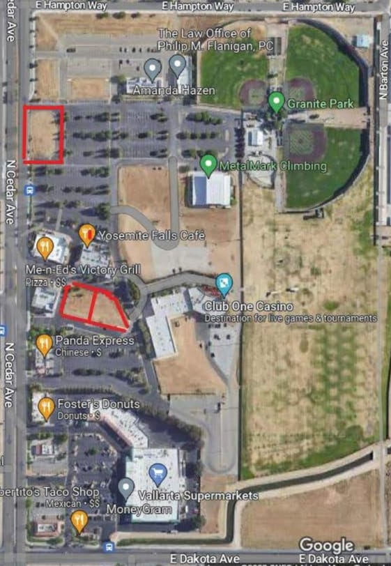 3950 N Cedar Ave, Fresno, CA à vendre Aérien– Image 1 sur 2