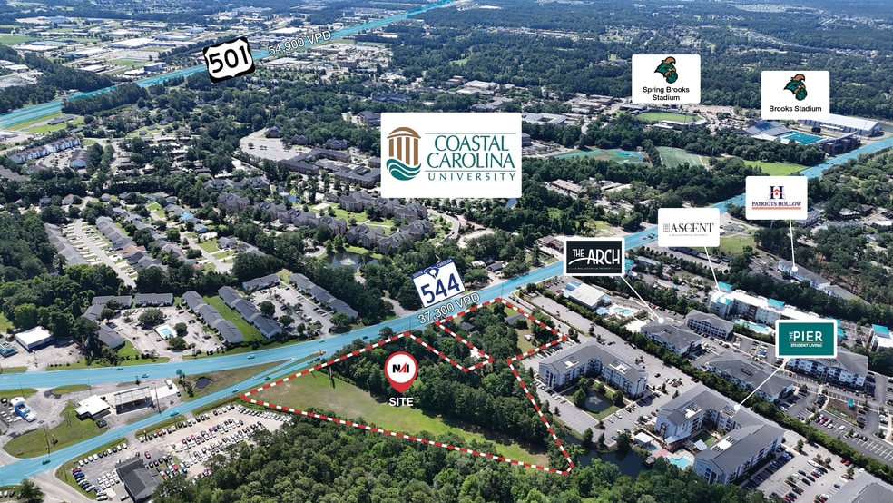 624 Highway 544, Conway, SC à vendre - Aérien – Image 1 sur 9