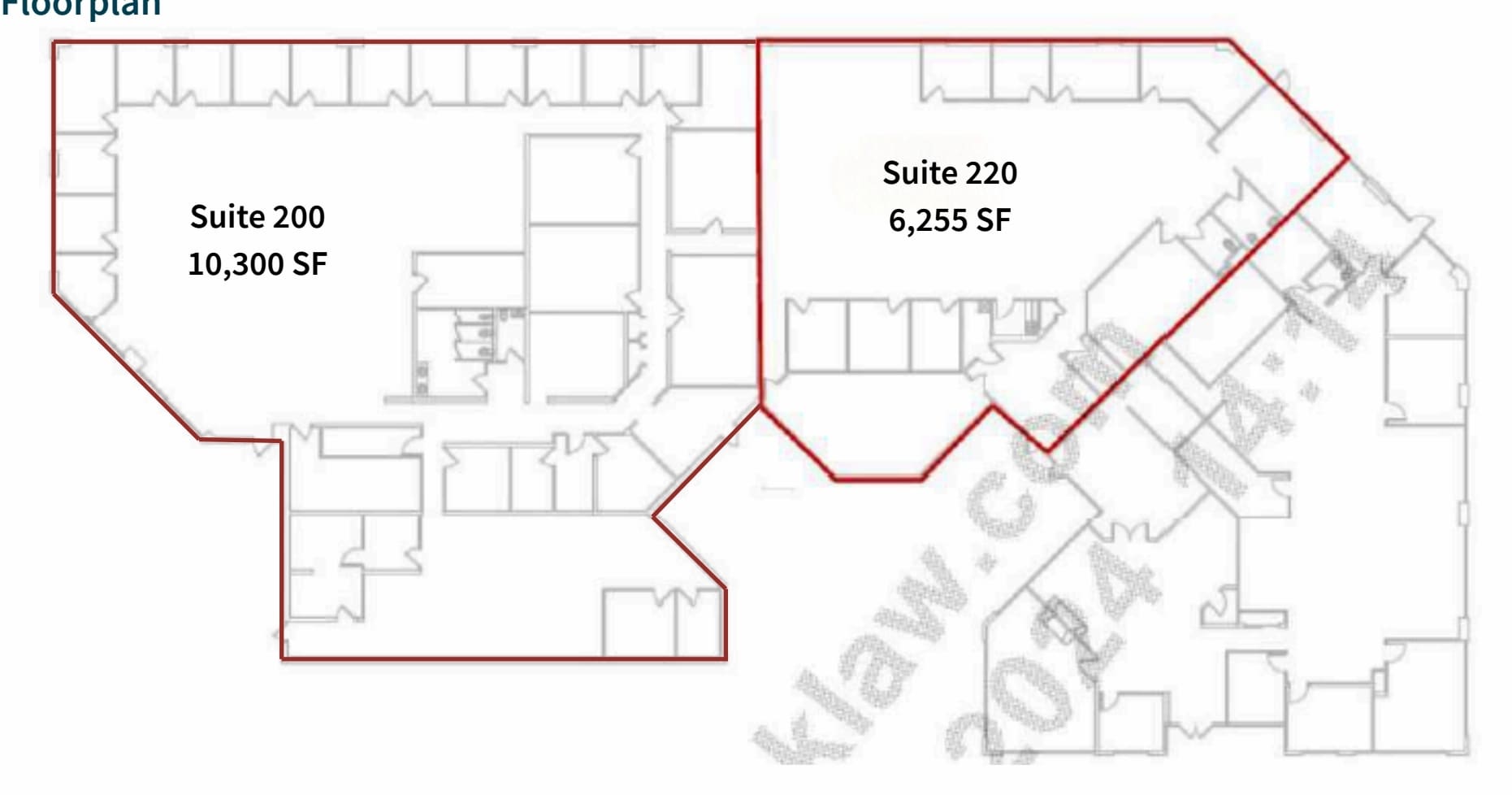 1510 Valley Center Pky, Bethlehem, PA à louer Plan d’étage– Image 1 sur 1