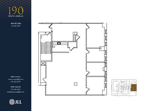 190 S La Salle St, Chicago, IL à louer Plan d’étage– Image 1 sur 5