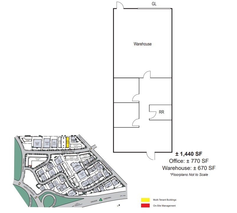 1591 S Sinclair St, Anaheim, CA à louer Plan d’étage– Image 1 sur 1