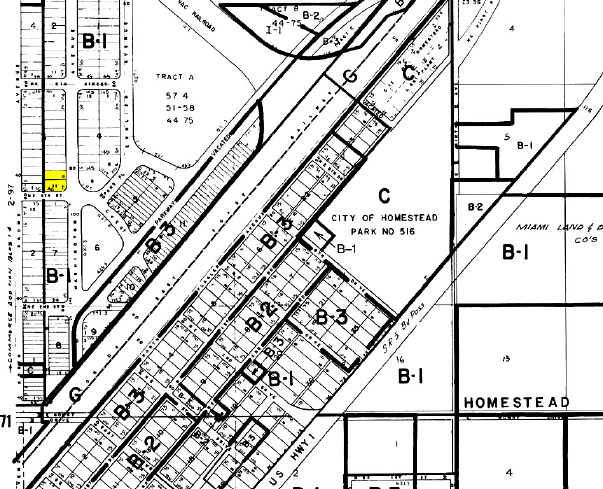 406 Washington Ave, Homestead, FL à vendre - Plan cadastral – Image 3 sur 8