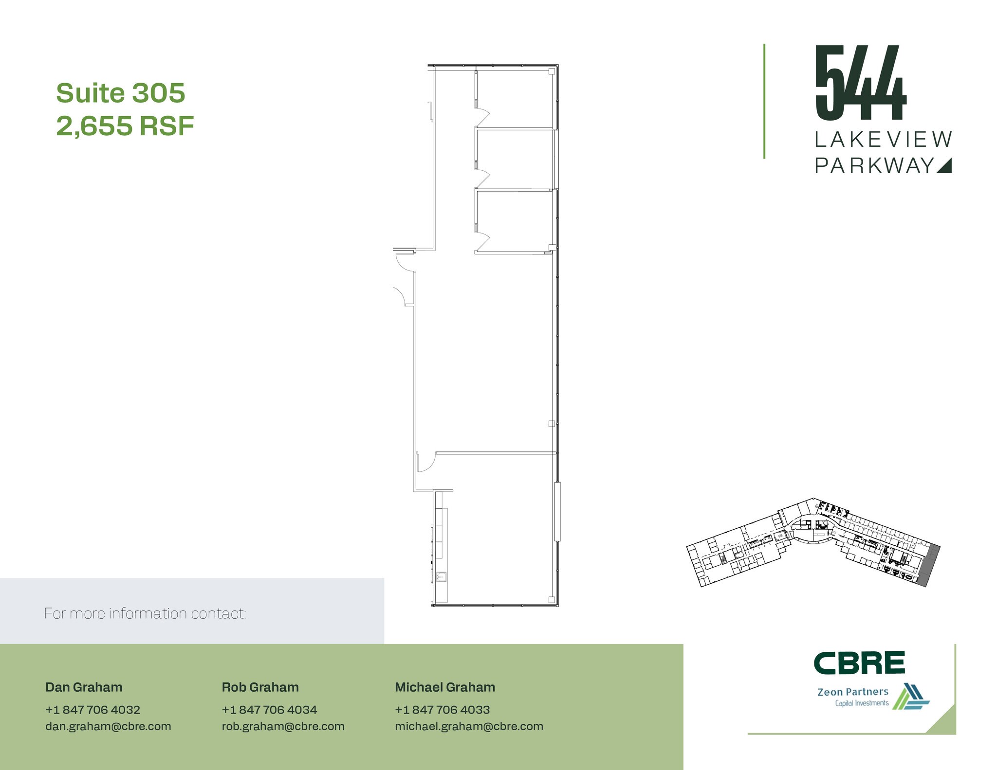 544 Lakeview Pkwy, Vernon Hills, IL à louer Plan d’étage– Image 1 sur 1