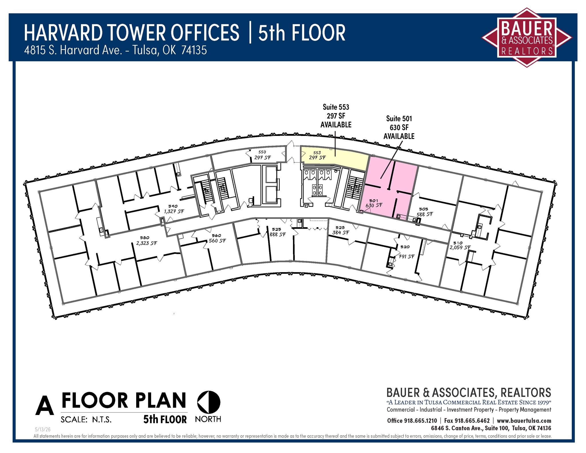 4815 S Harvard Ave, Tulsa, OK à louer Plan d’étage– Image 1 sur 1
