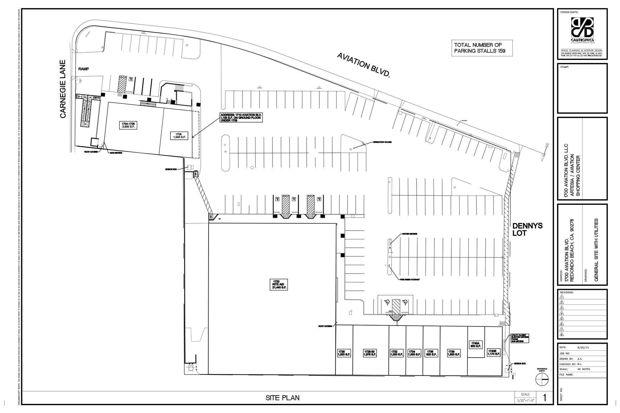1740 Aviation Blvd, Redondo Beach, CA à louer Plan de site– Image 1 sur 2