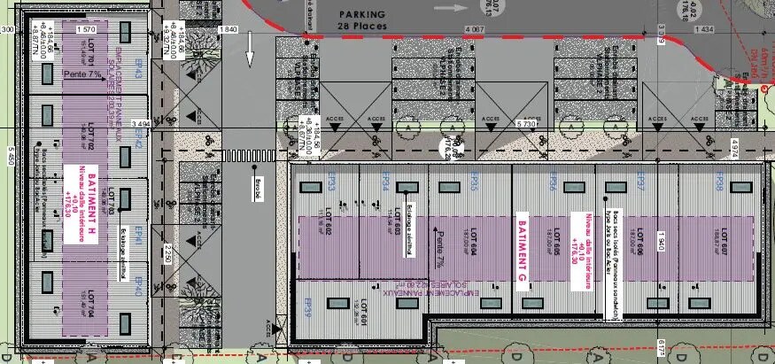Local d'activités dans Trévoux à vendre - Plan de site – Image 2 sur 7