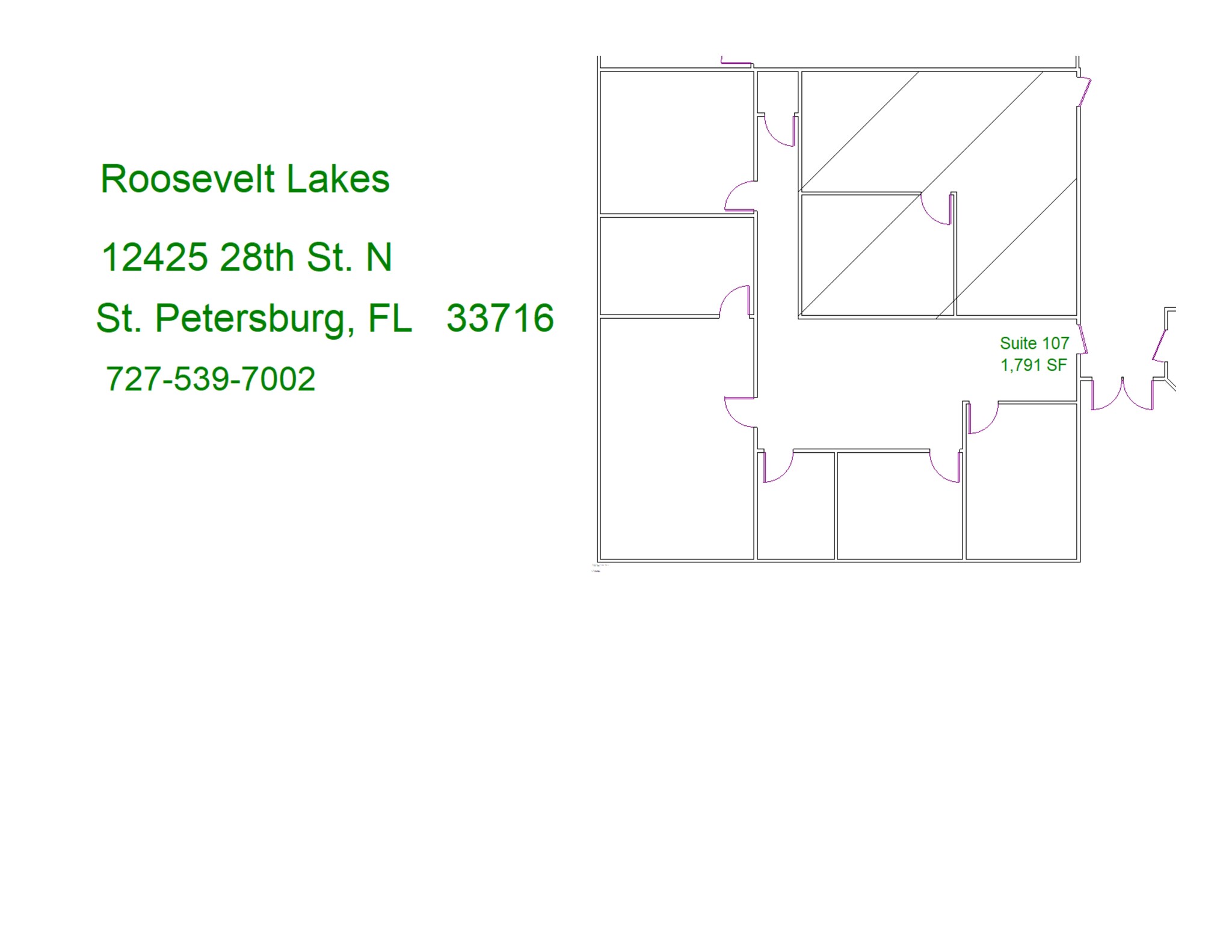 12425 28th St N, Saint Petersburg, FL à louer Plan de site– Image 1 sur 1