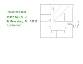 12425 28th St N, Saint Petersburg, FL à louer Plan de site– Image 1 sur 1