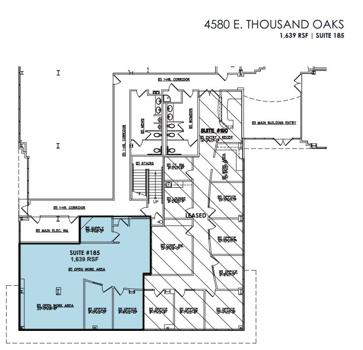 4580 E Thousand Oaks Blvd, Westlake Village, CA à louer Plan d’étage– Image 1 sur 1