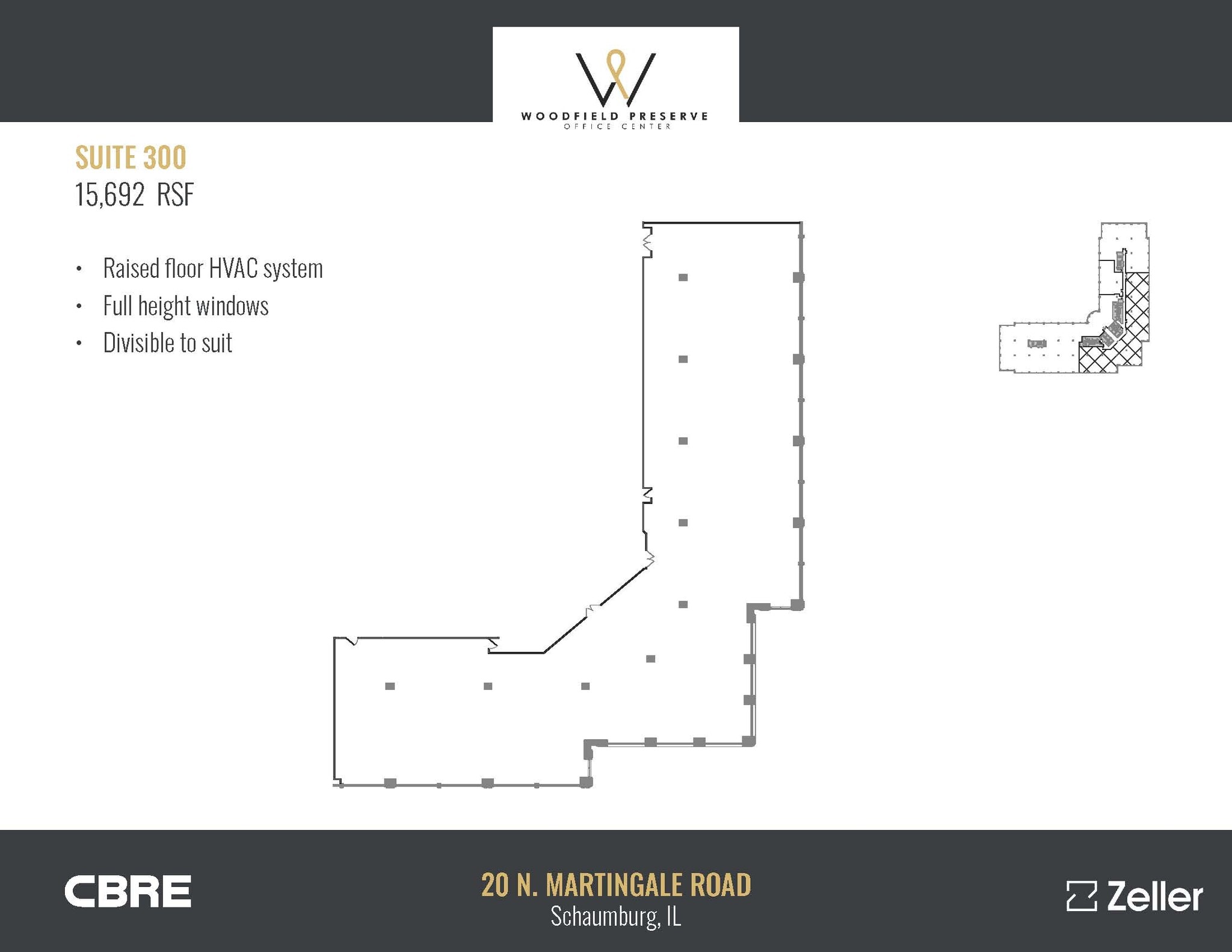 20 N Martingale Rd, Schaumburg, IL à louer Plan d’étage– Image 1 sur 1