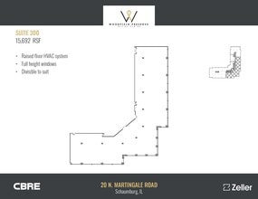 20 N Martingale Rd, Schaumburg, IL à louer Plan d’étage– Image 1 sur 1