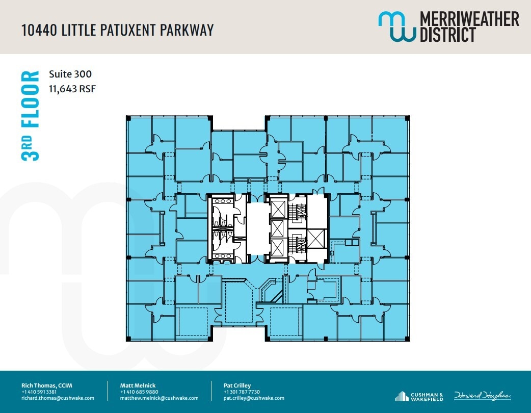 10480 Little Patuxent Pky, Columbia, MD à louer Plan d’étage– Image 1 sur 1