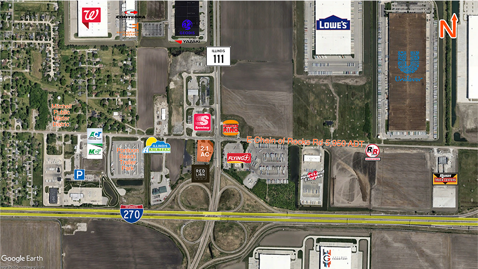 1250 E Chain of Rocks Rd, Granite City, IL à vendre - Photo de l’immeuble – Image 1 sur 3