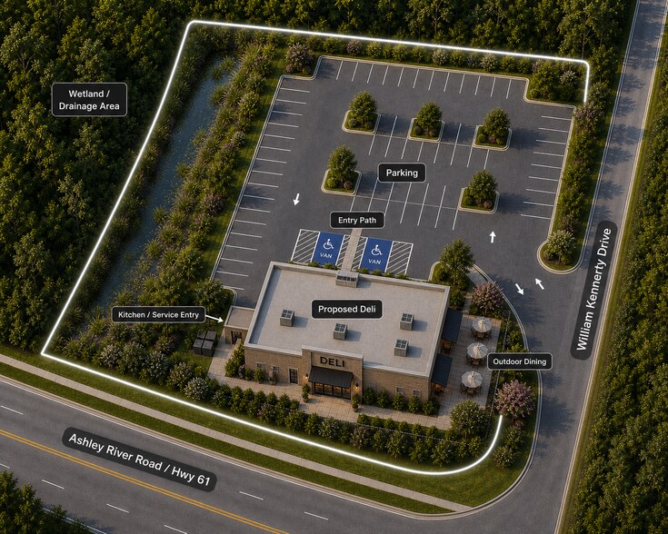 2050 Ashley River Rd, Charleston, SC à vendre - Photo de l’immeuble – Image 3 sur 16