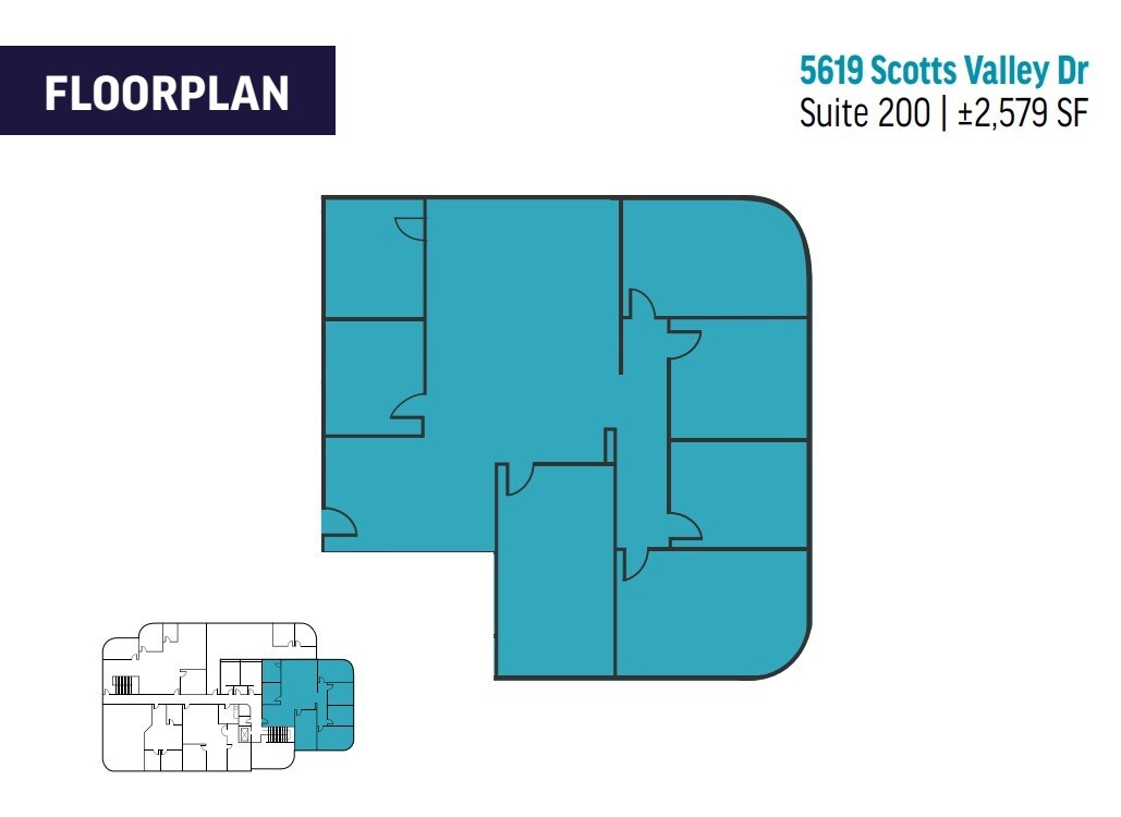 5619 Scotts Valley Dr, Scotts Valley, CA à louer Plan d’étage– Image 1 sur 1