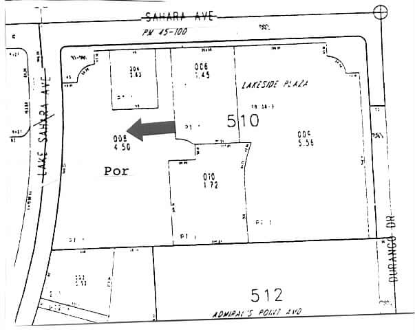 8687 W Sahara Ave, Las Vegas, NV à louer - Plan cadastral – Image 2 sur 15