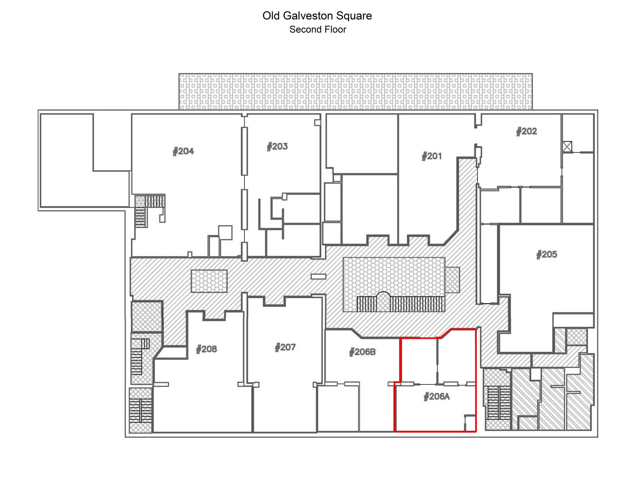 2215 Strand St, Galveston, TX à louer Plan de site– Image 1 sur 8