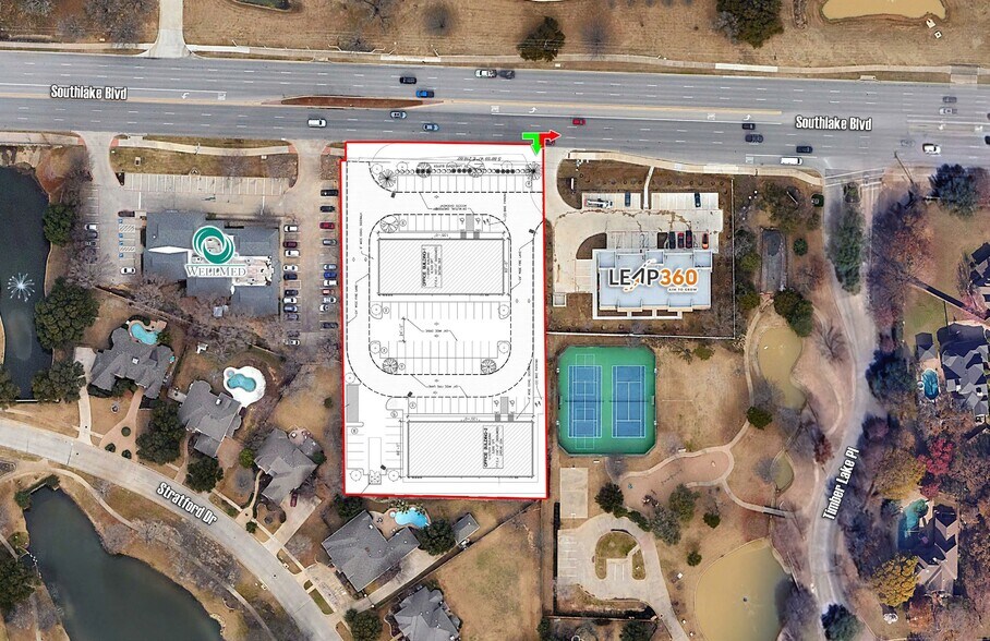 801 Southlake blvd, Southlake, TX à vendre - Plan de site – Image 2 sur 2