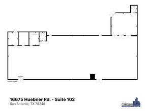 16675 Huebner Rd, San Antonio, TX à louer Plan d’étage– Image 1 sur 1