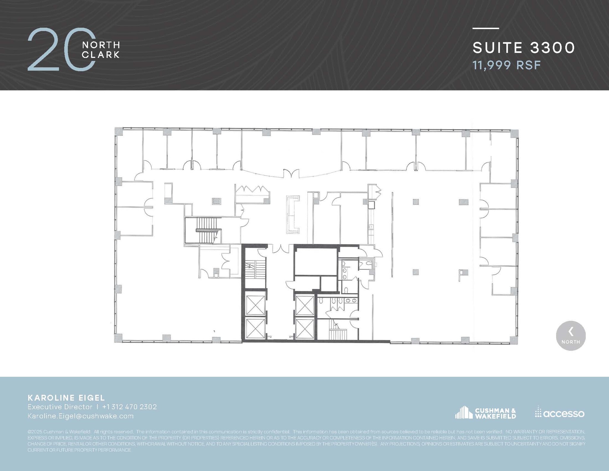 20 N Clark St, Chicago, IL à louer Plan d’étage– Image 1 sur 1