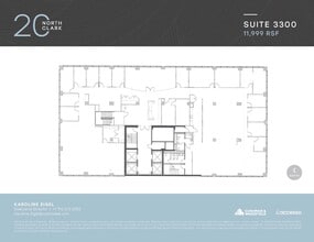 20 N Clark St, Chicago, IL à louer Plan d’étage– Image 1 sur 1
