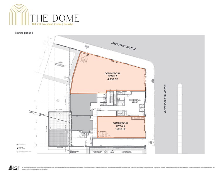 210 Greenpoint Ave, Brooklyn, NY à louer - Plan de site – Image 2 sur 2