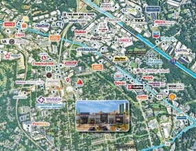 732 Cherokee St, Marietta, GA - VUE AÉRIENNE  vue de carte