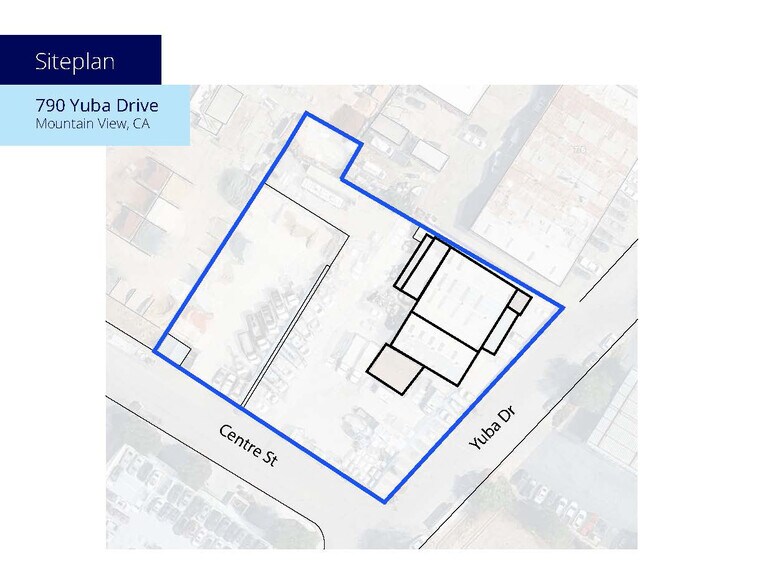 790 Yuba Dr, Mountain View, CA à vendre - Plan de site – Image 3 sur 3