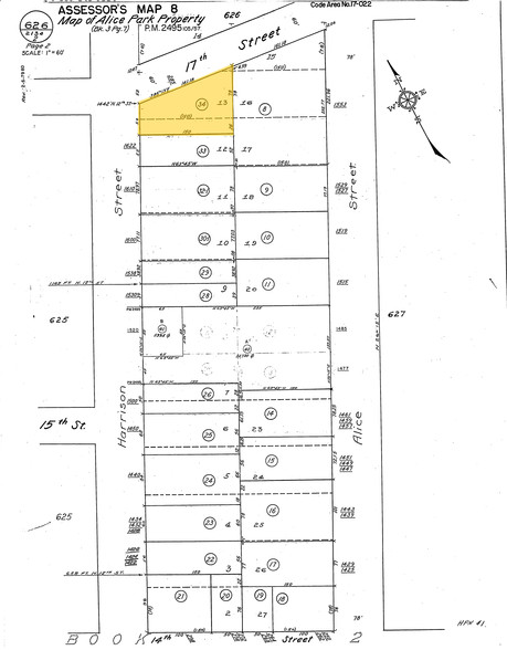 285-287 17th St, Oakland, CA à louer - Plan cadastral – Image 2 sur 6