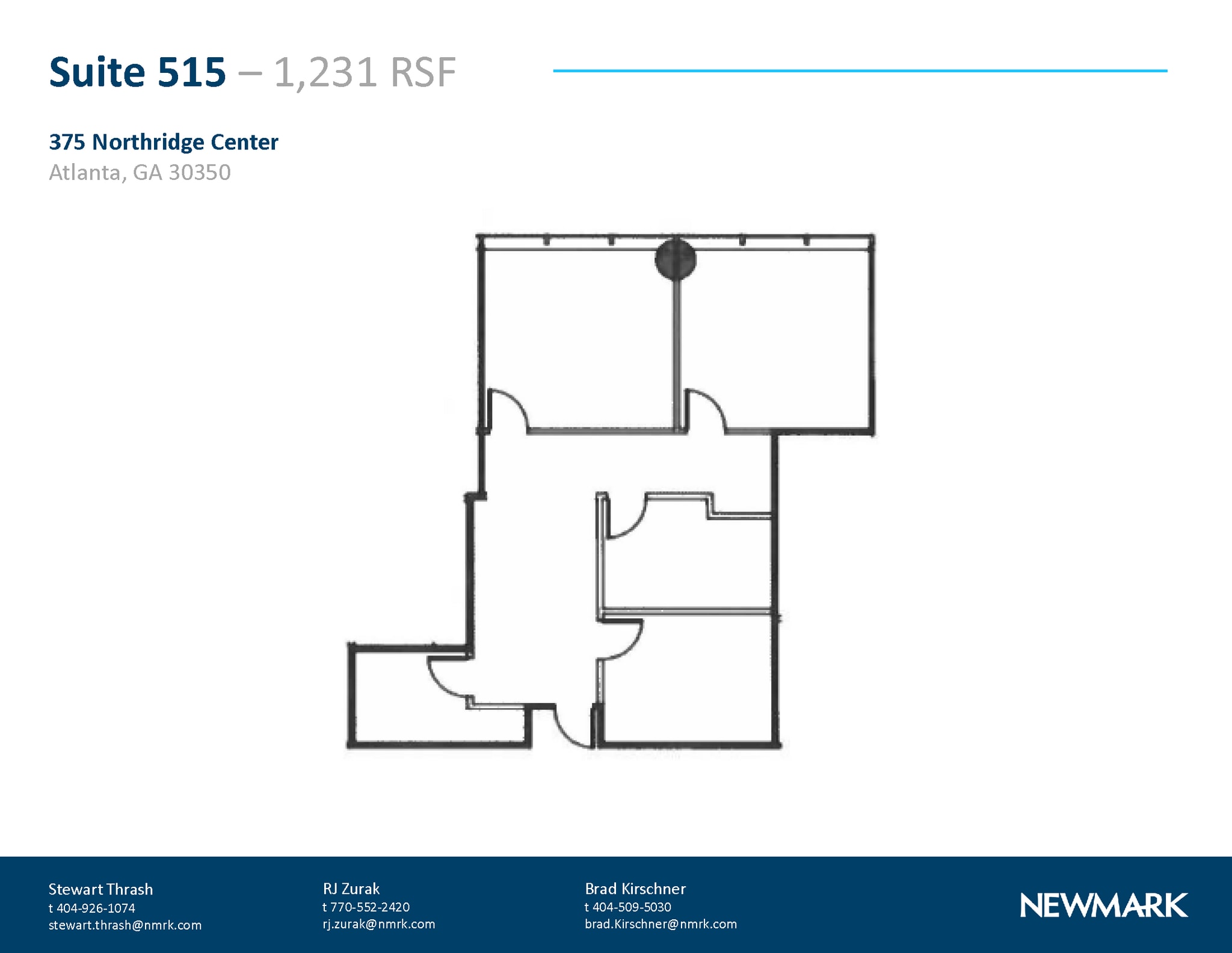 375 Northridge Rd, Atlanta, GA à louer Plan d’étage– Image 1 sur 7