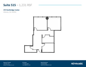 375 Northridge Rd, Atlanta, GA à louer Plan d’étage– Image 1 sur 7