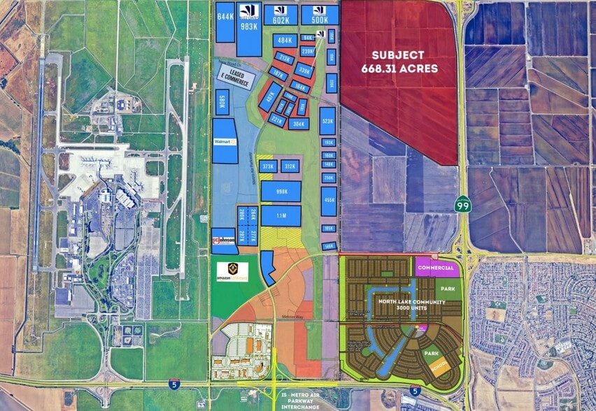 SW Elverta Rd & 99 Hwy, Sacramento, CA à vendre - Aérien – Image 2 sur 23