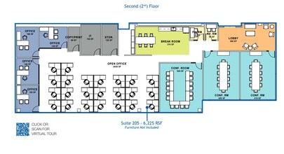 4819 Emperor Blvd, Durham, NC à louer Plan d’étage– Image 2 sur 2