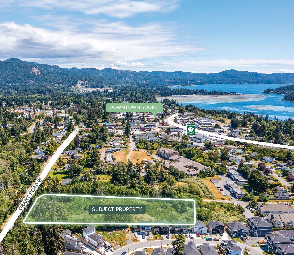 6809 Grant Rd, Sooke, BC à vendre Aérien– Image 1 sur 2