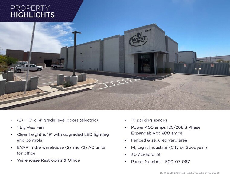 2710 S Litchfield Rd, Goodyear, AZ à vendre - Photo de l’immeuble – Image 2 sur 6