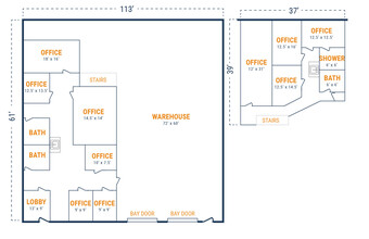 6125 W Sam Houston Pky N, Houston, TX à louer Plan d’étage– Image 1 sur 1