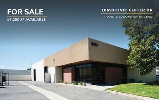 Plus de détails pour 10693 Civic Center Dr, Rancho Cucamonga, CA - Industriel/Logistique à vendre