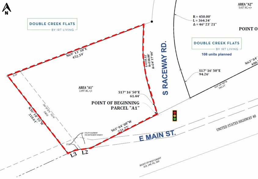 Main St. and Raceway Rd., Indianapolis, IN à louer - Plan cadastral – Image 2 sur 2