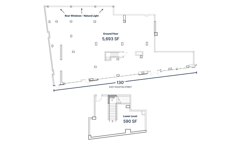 280 E Houston St, New York, NY à louer - Plan d’étage – Image 3 sur 4