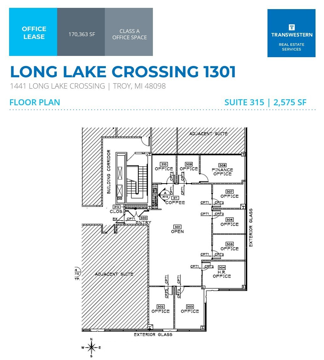 1441 W Long Lake Rd, Troy, MI à vendre Plan d’étage– Image 1 sur 1