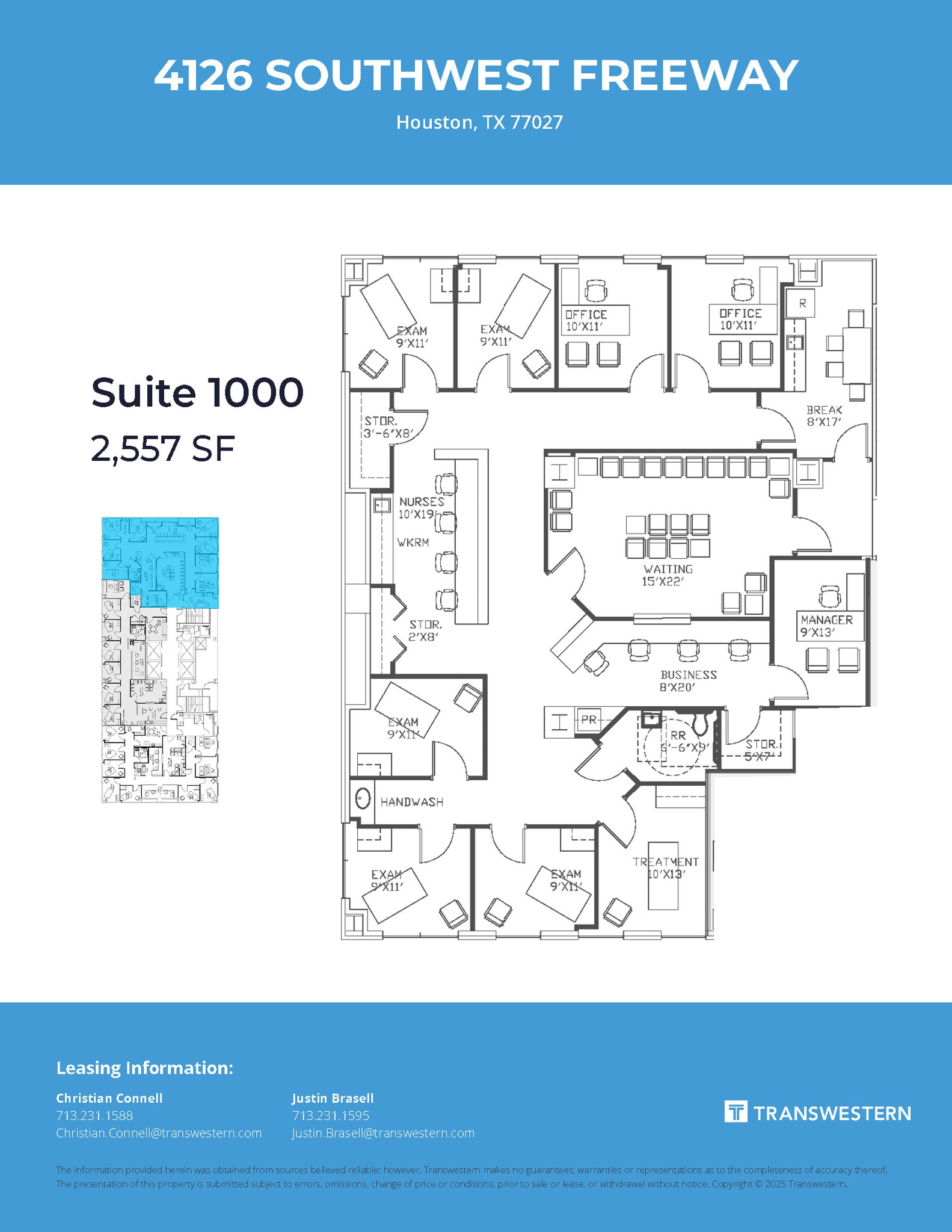 4126 Southwest Fwy, Houston, TX à louer Plan d’étage– Image 1 sur 1