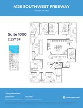 4126 Southwest Fwy, Houston, TX à louer Plan d’étage– Image 1 sur 1