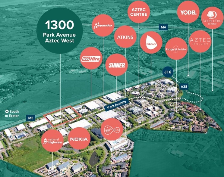 Park Ave, Almondsbury à louer - Aérien – Image 2 sur 3