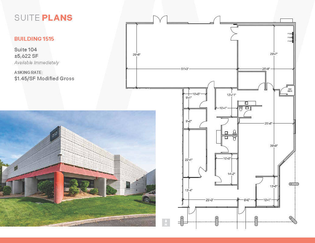 1575 W University Dr, Tempe, AZ à louer Plan d’étage– Image 1 sur 1