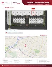 139-189 N Sunset Blvd, City Of Industry, CA à louer Plan de site– Image 1 sur 2