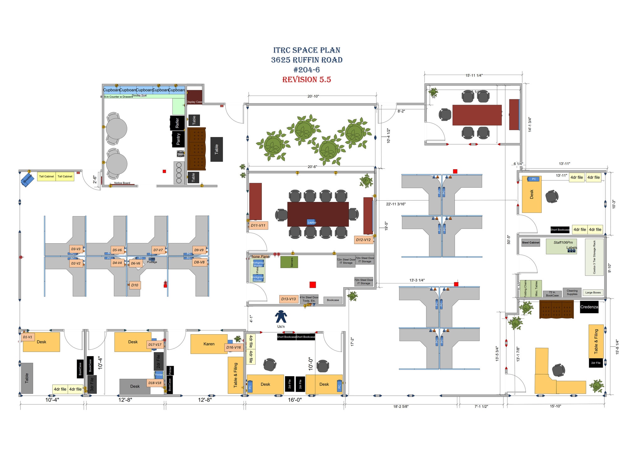 3665 Ruffin Rd, San Diego, CA à louer Plan d’étage– Image 1 sur 1